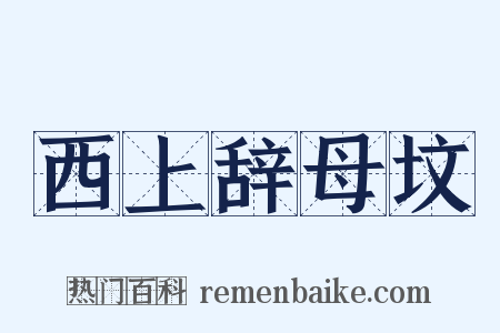 西上辞母坟是什么意思的图片